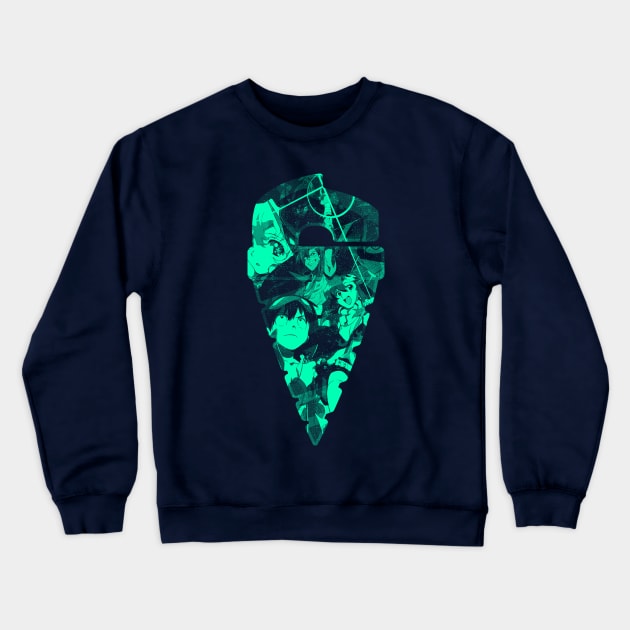 Pierce the Sky! (green) Crewneck Sweatshirt by geekingink